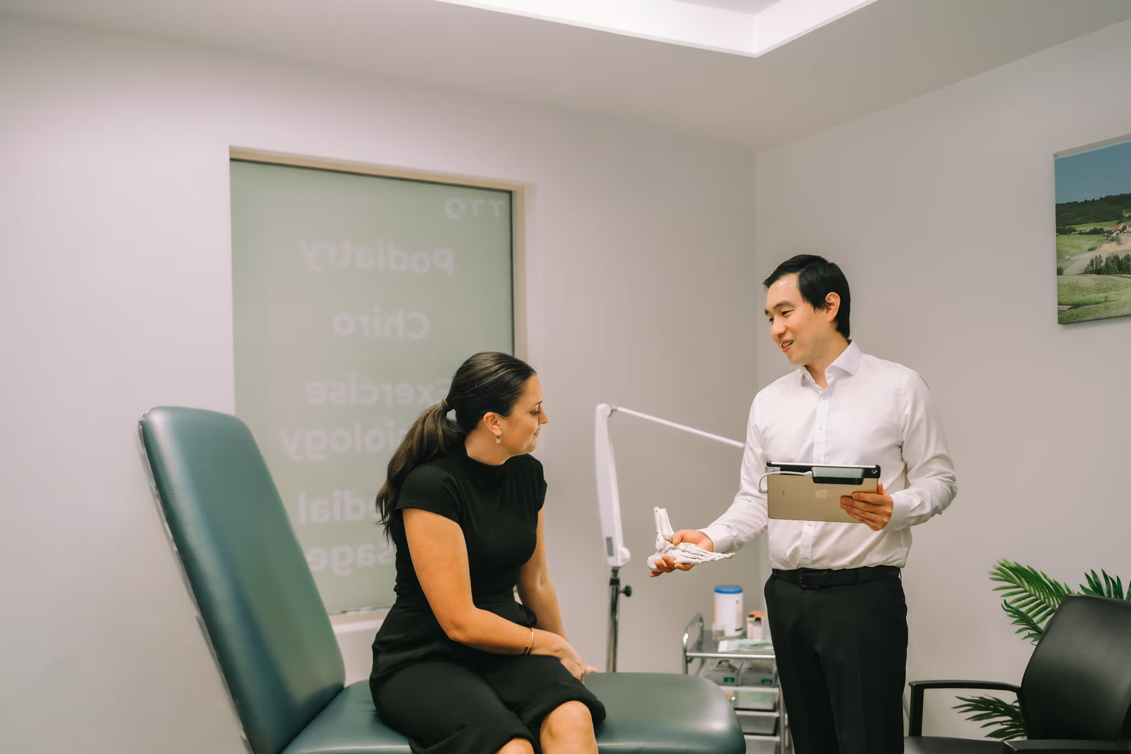Podiatrist consultation