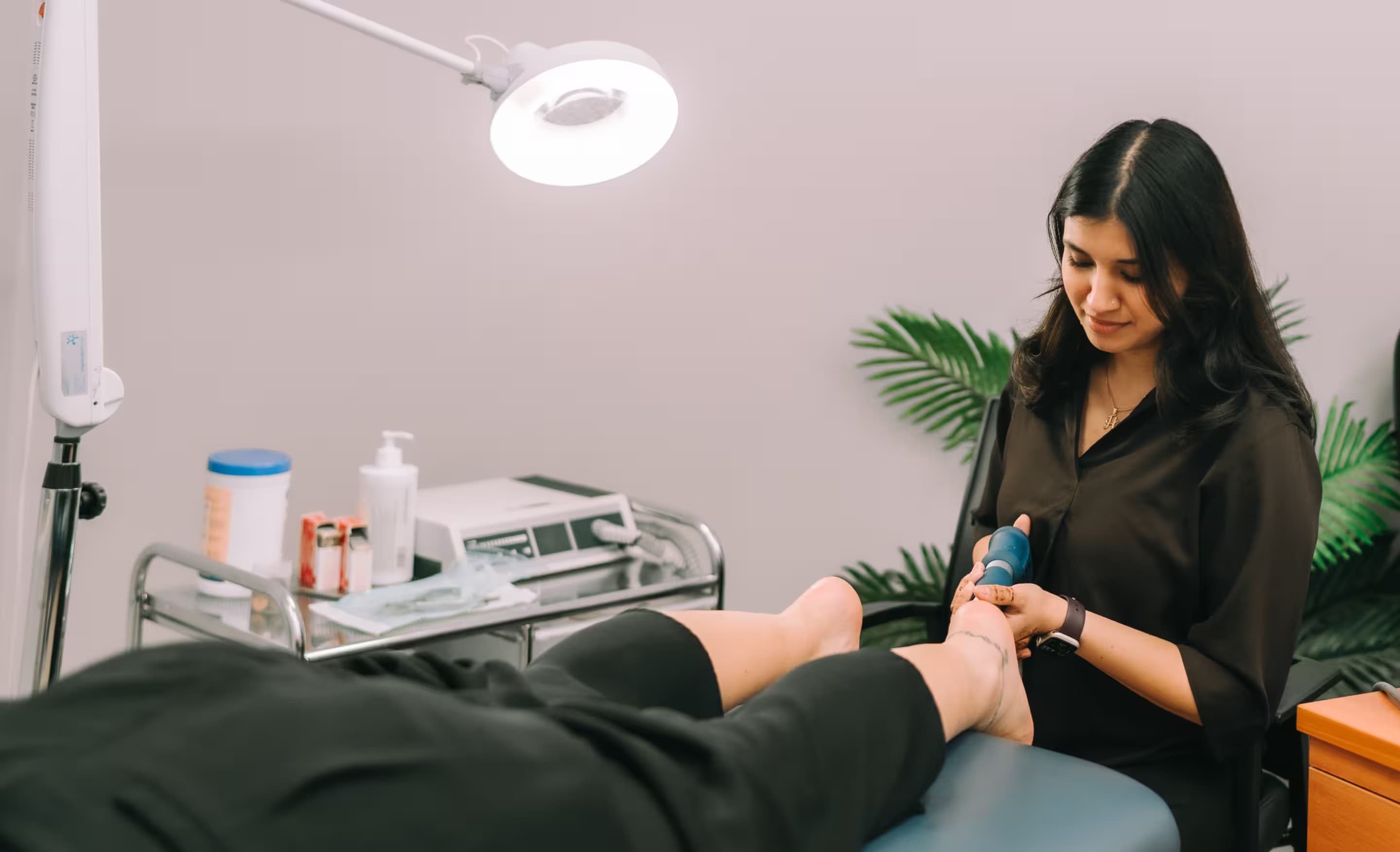 Podiatrist consultation